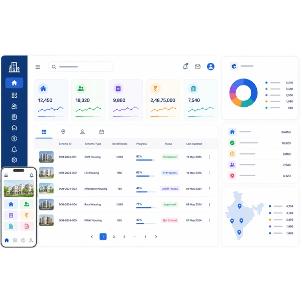 Digital Housing Scheme Management