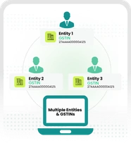 Support for multiple entities & GSTINs